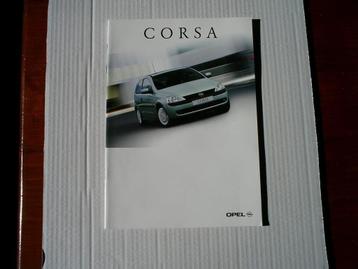 Opel Corsa o.a. GSi / Sport 1 / 2001 52 pag. Belgisch
