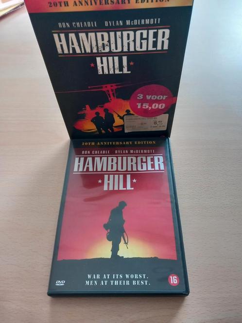Hamburger Hill met sleeve. Don Cheadle. 5=4, Cd's en Dvd's, Dvd's | Actie, Zo goed als nieuw, Oorlog, Vanaf 16 jaar, Ophalen of Verzenden