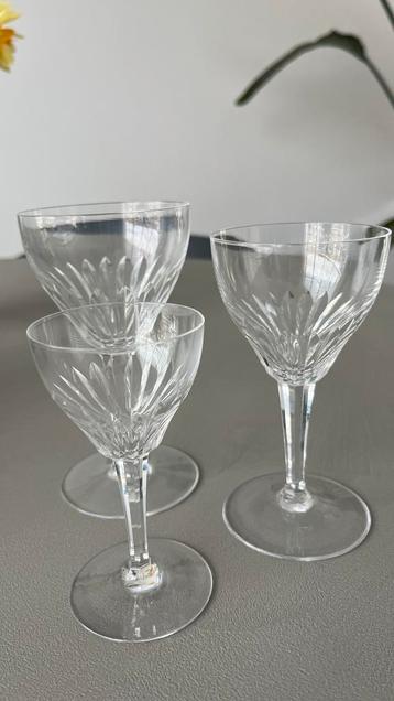 Kristallen vintage glaasjes