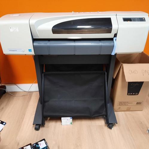 Plotter HP Designjet 510 met papier en cartridges, Computers en Software, Printers, Gebruikt, Inkjetprinter, Kleur printen, Ophalen