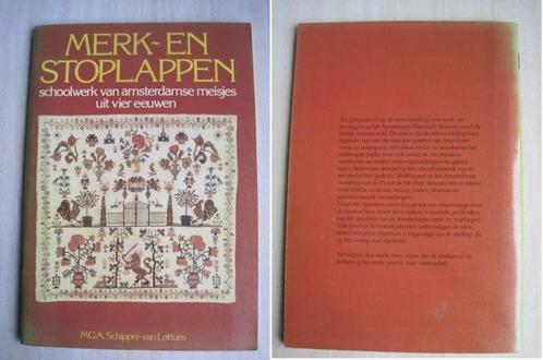 1144 - Merk- en stoplappen - M.G.A. Schipper-van Lottum, Boeken, Hobby en Vrije tijd, Zo goed als nieuw, Borduren en Naaien, Ophalen of Verzenden