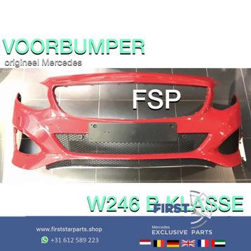 W242 W246 B Klasse 2014-2018 Mercedes VOORBUMPER ROOD Origin