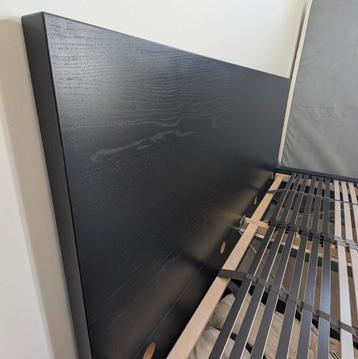 Ikea Malm zwart bedframe 160x200 + Leirsund lattenbodems - afbeelding 3 Ikea Malm zwart bedframe 160x200 + Leirsund lattenbodems - afbeelding 3