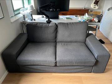 Nieuwe IKEA KIVIK 2-zitsbank antraciet incl. hocker poef - afbeelding 1 Nieuwe IKEA KIVIK 2-zitsbank antraciet incl. hocker poef - afbeelding 1