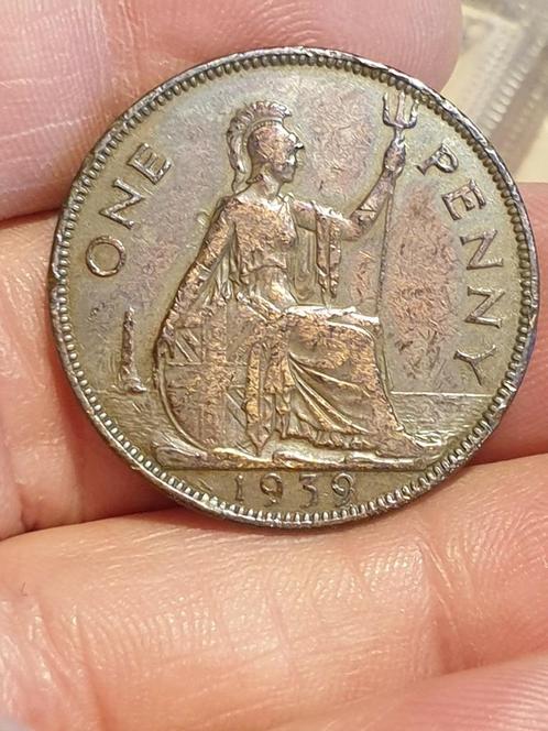 Engeland, 1 penny 1939 (16), Postzegels en Munten, Munten | Europa | Niet-Euromunten, Overige landen, Ophalen of Verzenden