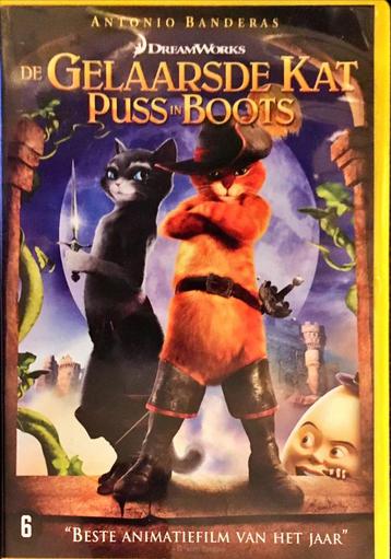 Puss in boots op DVD
