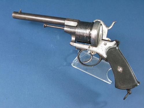 Antieke 11 mm penvuur revolver, Antiek en Kunst, Antiek | Overige Antiek, Ophalen of Verzenden