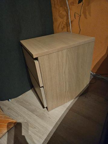 2x Nachtkastje Ikea Malm eikenfineer - afbeelding 5 2x Nachtkastje Ikea Malm eikenfineer - afbeelding 5