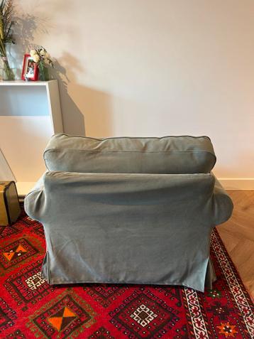 IKEA Ektorp Fauteuil Stoel - Grijsgroen, Zo Goed Als Nieuw! - afbeelding 4 IKEA Ektorp Fauteuil Stoel - Grijsgroen, Zo Goed Als Nieuw! - afbeelding 4