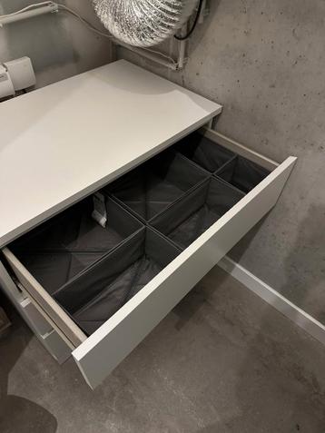 IKEA MALM Ladekast 3 lades | Wit | 80x78 cm - afbeelding 3 IKEA MALM Ladekast 3 lades | Wit | 80x78 cm - afbeelding 3