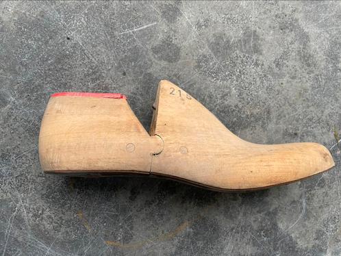 Massief houten schoenleesten - vintage - schoenmaker, Antiek en Kunst, Antiek | Overige Antiek, Ophalen