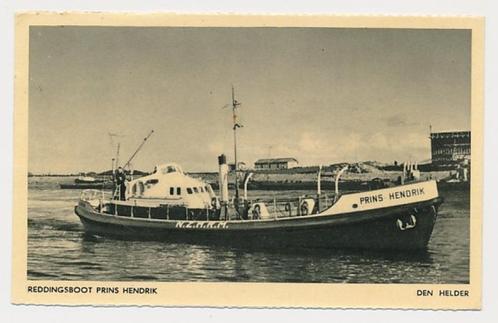 46- Prentbriefkaart Den Helder 1953 - Reddingsboot, Verzamelen, Ansichtkaarten | Nederland, Gelopen, Noord-Holland, 1940 tot 1960