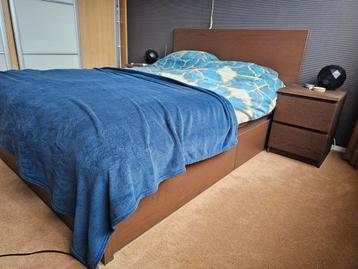 Ikea Malm bed 140x200 bruin - afbeelding 1 Ikea Malm bed 140x200 bruin - afbeelding 1