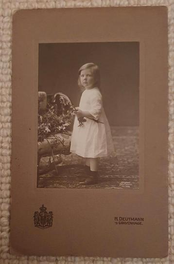 Antiek kaart Juliana  H. Deutmann Prinses Koningin 