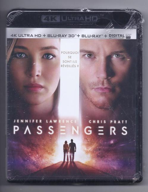 Passengers 4K UHD + 3D + Blu Ray disc (sealed, NLO), Cd's en Dvd's, Blu-ray, Nieuw in verpakking, Science Fiction en Fantasy, 3D