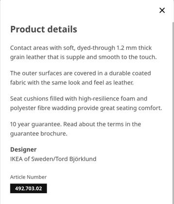 IKEA LANDSKRONA 3-seat sofa - afbeelding 5 IKEA LANDSKRONA 3-seat sofa - afbeelding 5