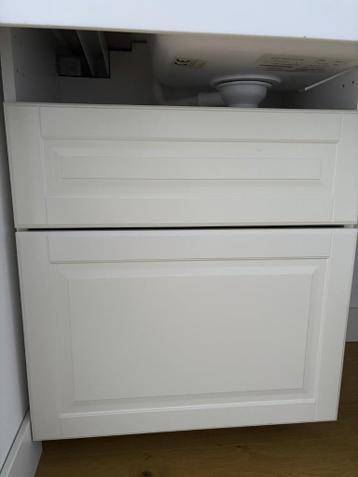 2 keuken ladeblokken Ikea Metod wit met bodbyn front - afbeelding 2 2 keuken ladeblokken Ikea Metod wit met bodbyn front - afbeelding 2