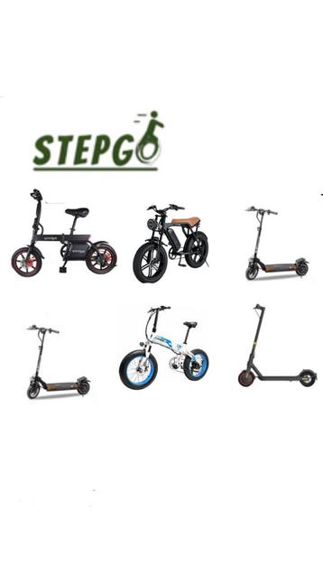 Elektrische fiets | elektrische step | fat bike | new stepgo