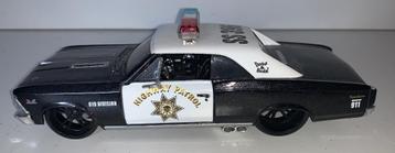 Chevrolet SS396 politie auto schaalmodel 1:24