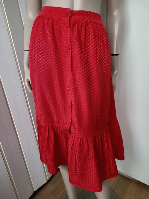 Resumé rok rood maat 38, Kleding | Dames, Rokken, Zo goed als nieuw, Maat 38/40 (M), Rood, Knielengte, Ophalen of Verzenden