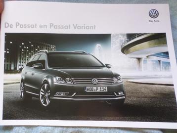 Volkswagen VW Passat & Variant 2013 Brochure