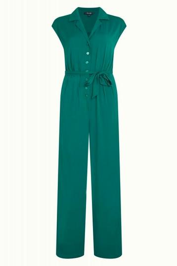 Zgan King Louie Jimie Jumpsuit Burla - Eden Green maat 44