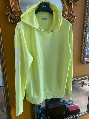 Jacob Cohen sweater/hoodie NIEUW maat XL geel 