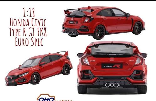 1:18 Honda Civic Type R GT (FK8) uit 2020 Ottomobile NIEUW, Hobby en Vrije tijd, Modelauto's | 1:18, Nieuw, Auto, OttOMobile, Ophalen of Verzenden