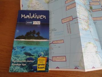 anwb extra reisgids Malediven + de landkaart