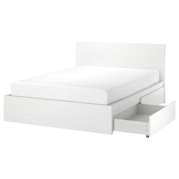 Malm Ikea Bed zwart - afbeelding 1 Malm Ikea Bed zwart - afbeelding 1