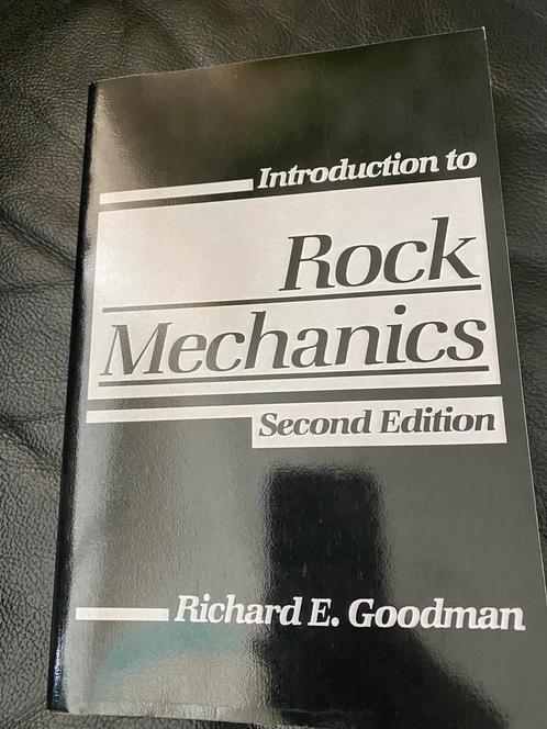 Introduction to Rock Mechanics by Richard E. Goodman, Boeken, Techniek, Zo goed als nieuw, Ophalen of Verzenden