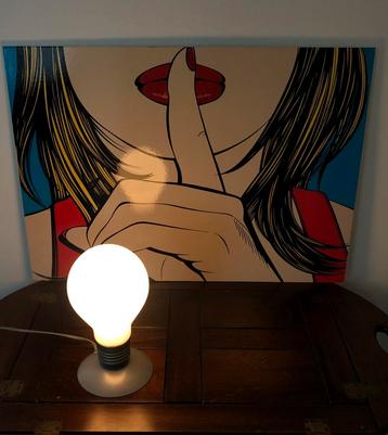 Vintage Massive Bulb tafellamp | Pop Art | jaren 90