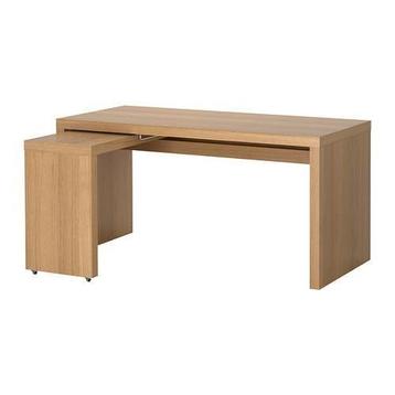 Ikea MALM bureau met uitschuifbaar blad - afbeelding 5 Ikea MALM bureau met uitschuifbaar blad - afbeelding 5