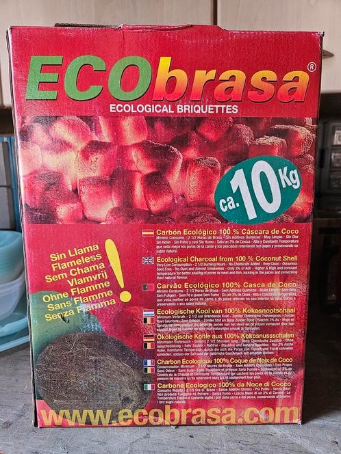 Ecobrasa kokos briketten, Tuin en Terras, Barbecue-accessoires, Nieuw, Ophalen of Verzenden