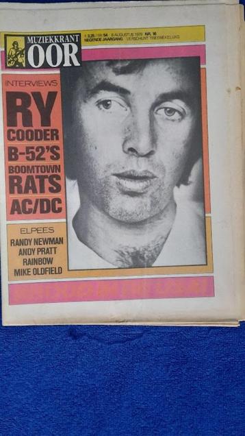 OOR 16-1979 Ry Cooder B52-S Boomtown Rats ACDC Randy Newman