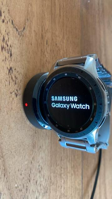 Samsung Galaxy watch 1E15 metalen band compleet lader snoer