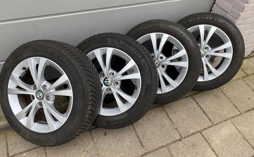 Alfa alu velgen met A-merk all season banden, Auto-onderdelen, Banden en Velgen, Banden en Velgen, All Season, 16 inch, 205 mm