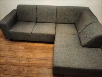 Grijze hoekbank gratis ophalen