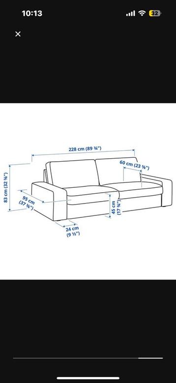 IKEA KIVIK 3-zits bank - afbeelding 3 IKEA KIVIK 3-zits bank - afbeelding 3