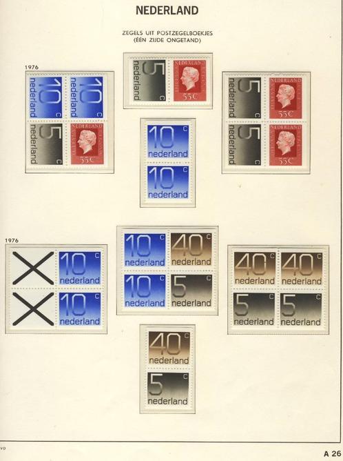 Nederland, Postfris Combi's uit Postzegelboekjes (A26), Postzegels en Munten, Postzegels | Nederland, Postfris, Na 1940, Verzenden