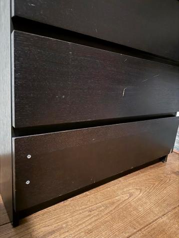 IKEA MALM ladekast zwart - 4 lades - afbeelding 4 IKEA MALM ladekast zwart - 4 lades - afbeelding 4
