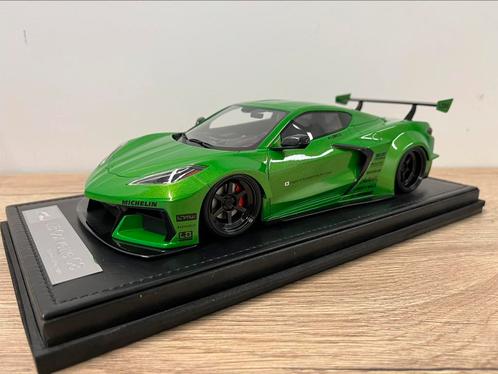 Chevrolet Corvette C8 LB 1:18 Hulk Groen models. Zie tekst, Hobby en Vrije tijd, Modelauto's | 1:18, Nieuw, Auto, Overige merken