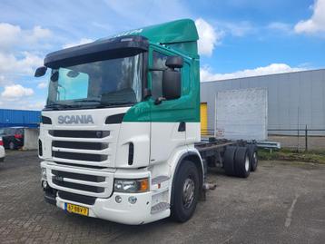 SCANIA G 440 EURO 6 , CHASSIS - CABINE , 6X2 GESTUURD.!