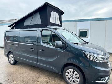 Renault Trafic, inrichting, hefdak, draaiplateau, slaapbank