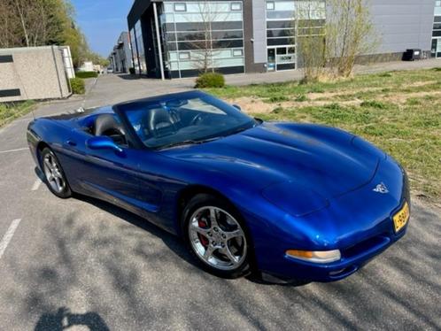 Corvette Cabriolet C5 50th anniversary, Auto's, Chevrolet, Particulier, Corvette, Benzine, Cabriolet, Automaat, Blauw, Zwart, Leder