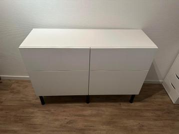 Besta dressoir/kast/opbergcombi wit 120x76x42 - afbeelding 1 Besta dressoir/kast/opbergcombi wit 120x76x42 - afbeelding 1