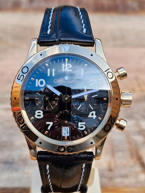 Breguet Type XX 3820 18k serviced incl. 2 jaar Garantie, Sieraden, Tassen en Uiterlijk, Horloges | Heren, Zo goed als nieuw, Ophalen of Verzenden