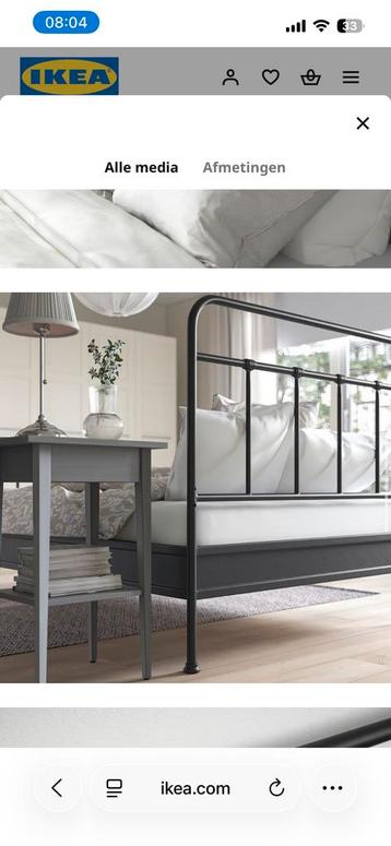 STJÄRNÖ Bedframe 180x200 cm - Zo goed als nieuw! - afbeelding 5 STJÄRNÖ Bedframe 180x200 cm - Zo goed als nieuw! - afbeelding 5