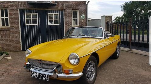 MG B roadster  Geel met recent taxatierapport, Auto's, MG, Particulier, Benzine, Cabriolet, Handgeschakeld, Geïmporteerd, Overige kleuren