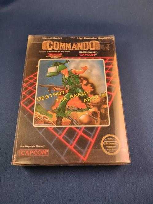 NES - Bionic Command (CIB) (NTSC), Spelcomputers en Games, Games | Nintendo NES, Zo goed als nieuw, Avontuur en Actie, 2 spelers